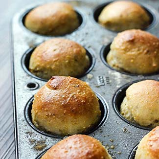 No Knead Corn Bread Muffins - Red Star® Yeast