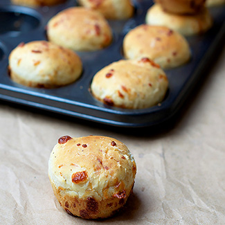 No Knead Savory Cheese Rolls - Red Star® Yeast