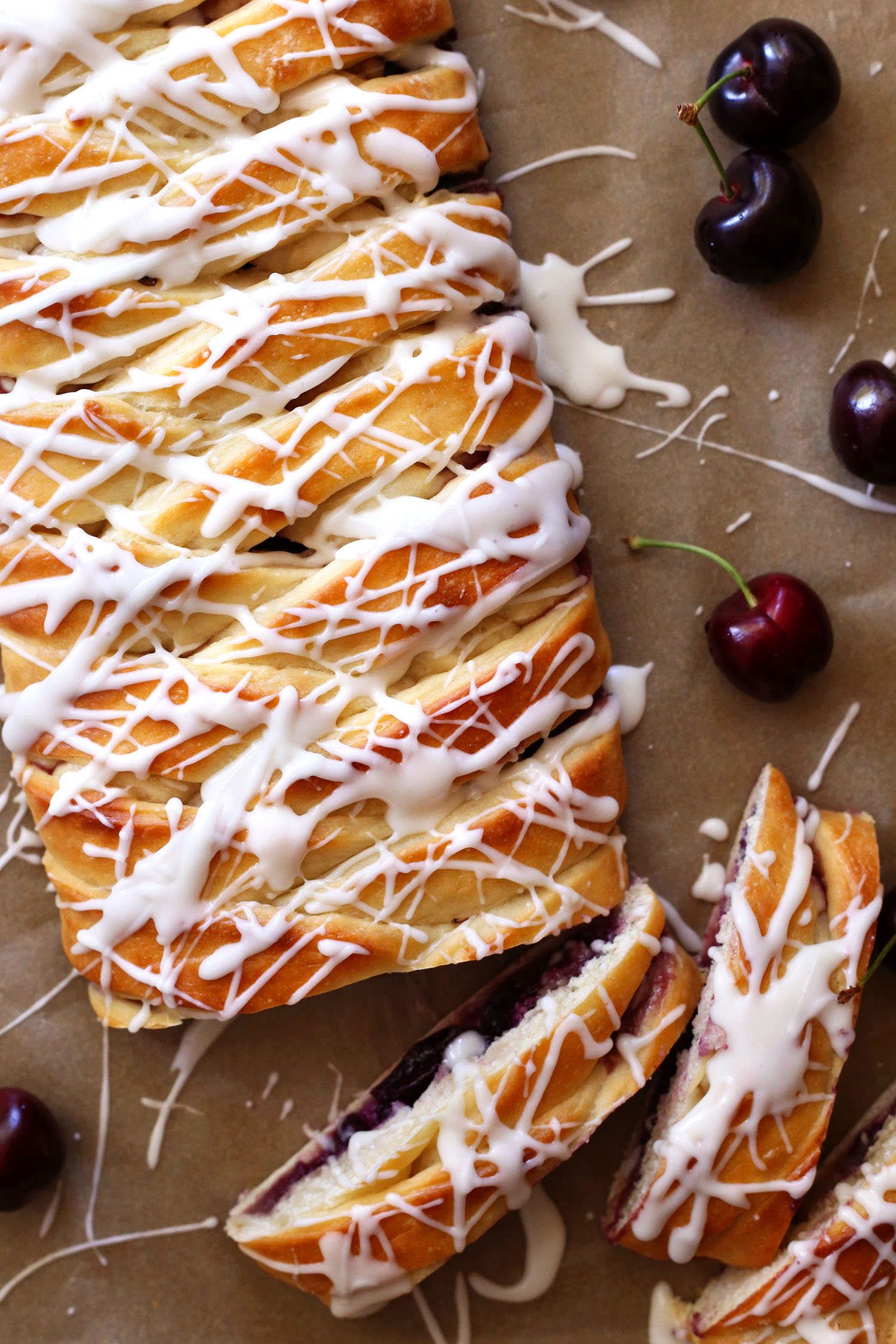 Cherry Almond Danish Braid Red Star Yeast