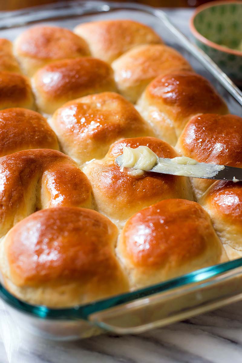 Sweet And Buttery Yeast Rolls Recipe — Dishmaps