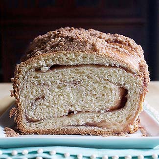 Strawberry Rhubarb Streusel Bread - Red Star® Yeast