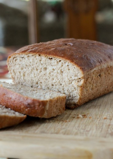 No Knead Whole Wheat Bread