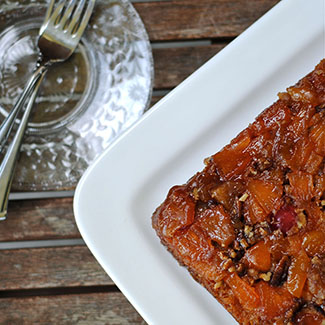 Vintage Fruit Sauce Upside Down Cake - Red Star® Yeast