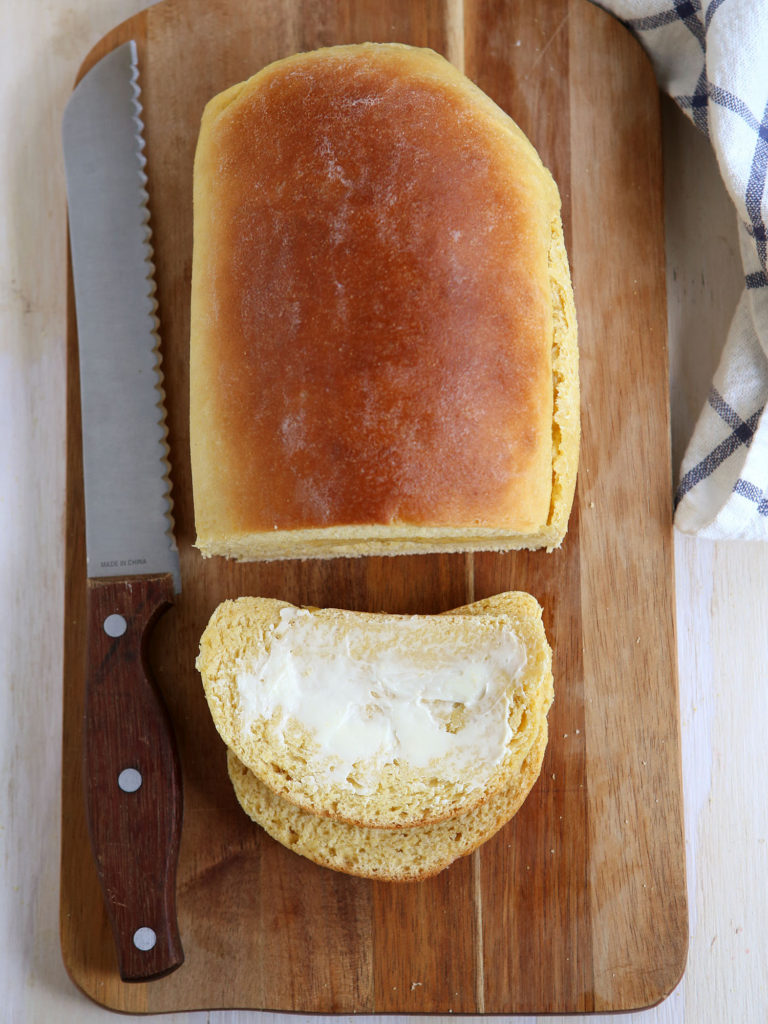 Yeasted Honey Cornbread