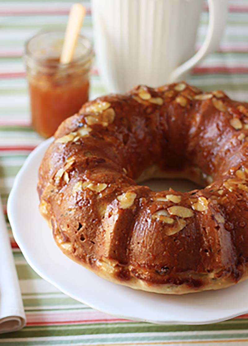 Apricot Glazed Coffee Cake