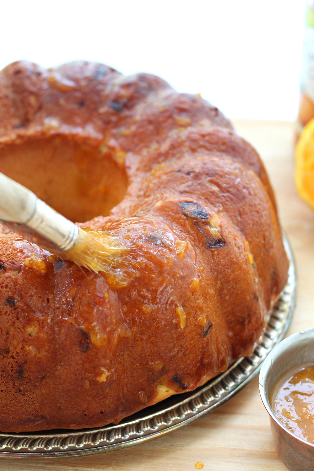 Pound Cake With Apricot Glaze | Recipe | Cuisine Fiend