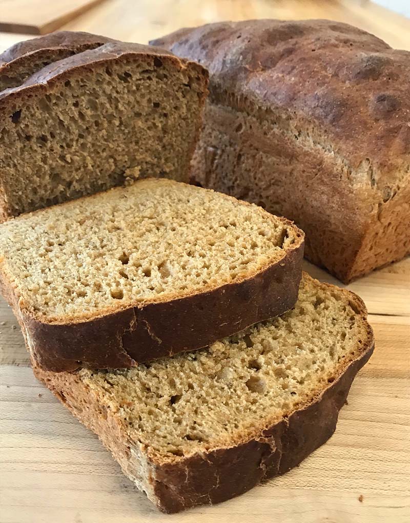 No Knead Rye Bread