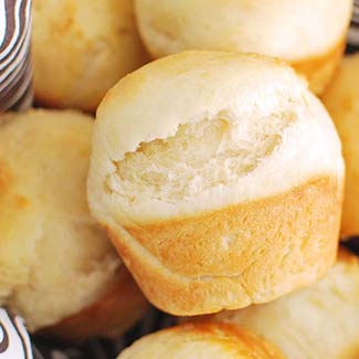 No Knead White Rolls - Red Star® Yeast