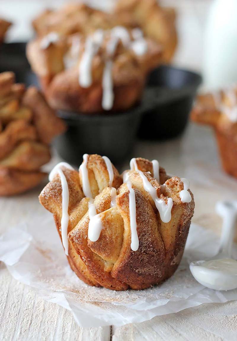 Brown Butter Cinnamon Sugar Pull-Apart Roll