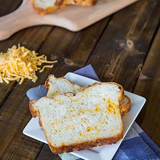 No Knead Cheesy English Crumpet Bread - Red Star® Yeast
