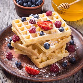 Crispy Yeast Waffles