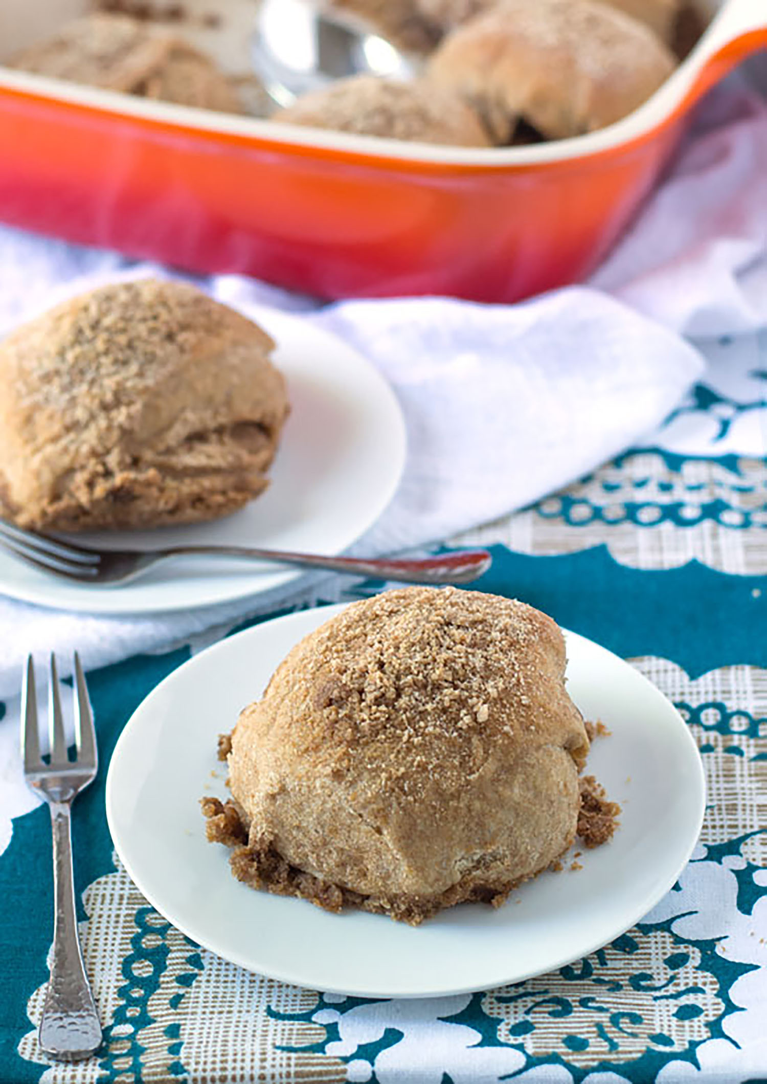 Double Stuffed Cinnamon Crumb Buns