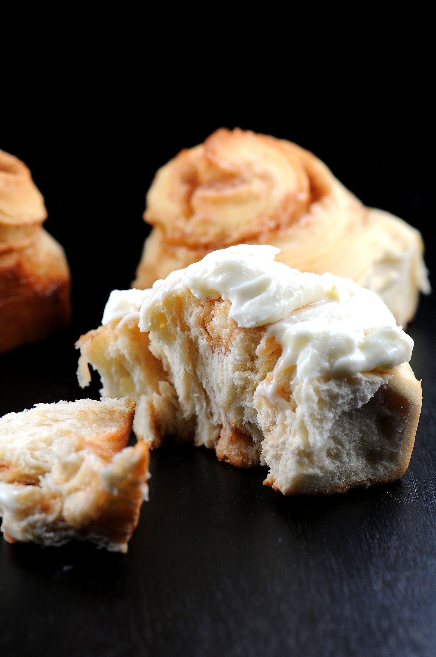 Eggnog Cinnamon Rolls