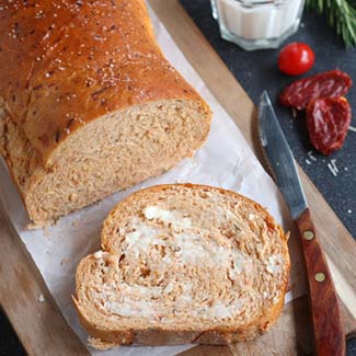 Bread Machine Sun-Dried Tomato Cheese Bread - Red Star® Yeast