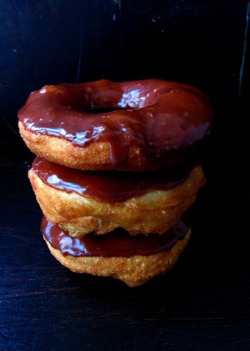 Nutella Glazed Italian Doughnuts