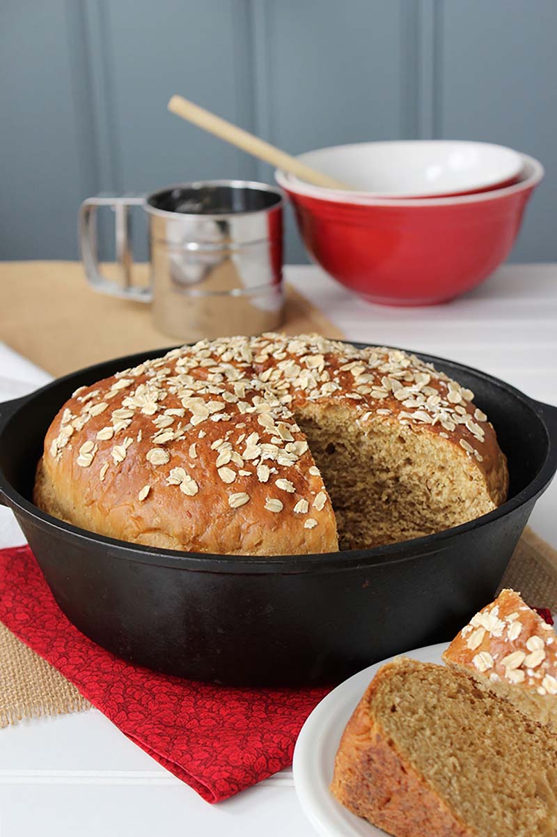 Oatmeal Casserole Bread