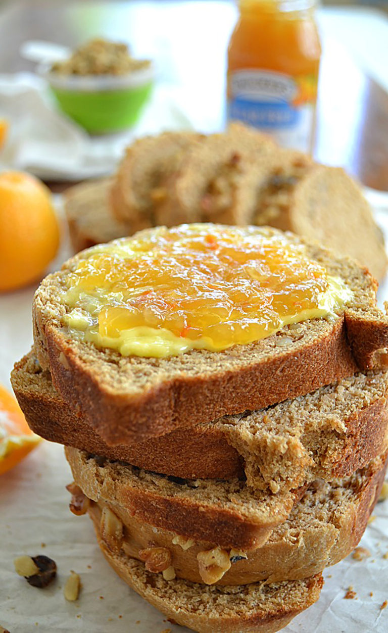 Orange Walnut Bread