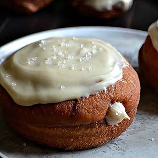 Pumpkin Yeast Doughnuts