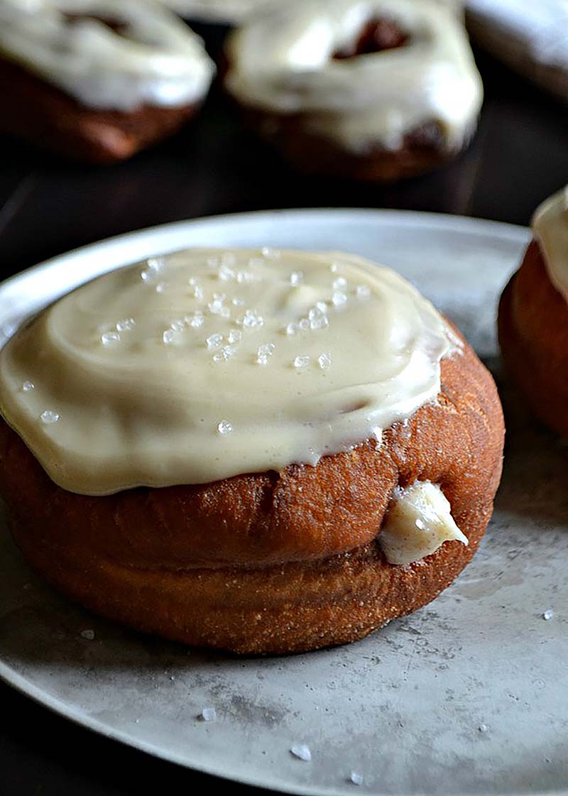 Pumpkin Yeast Doughnuts