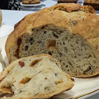 No Knead Savory Crusty Rustic Bread-image