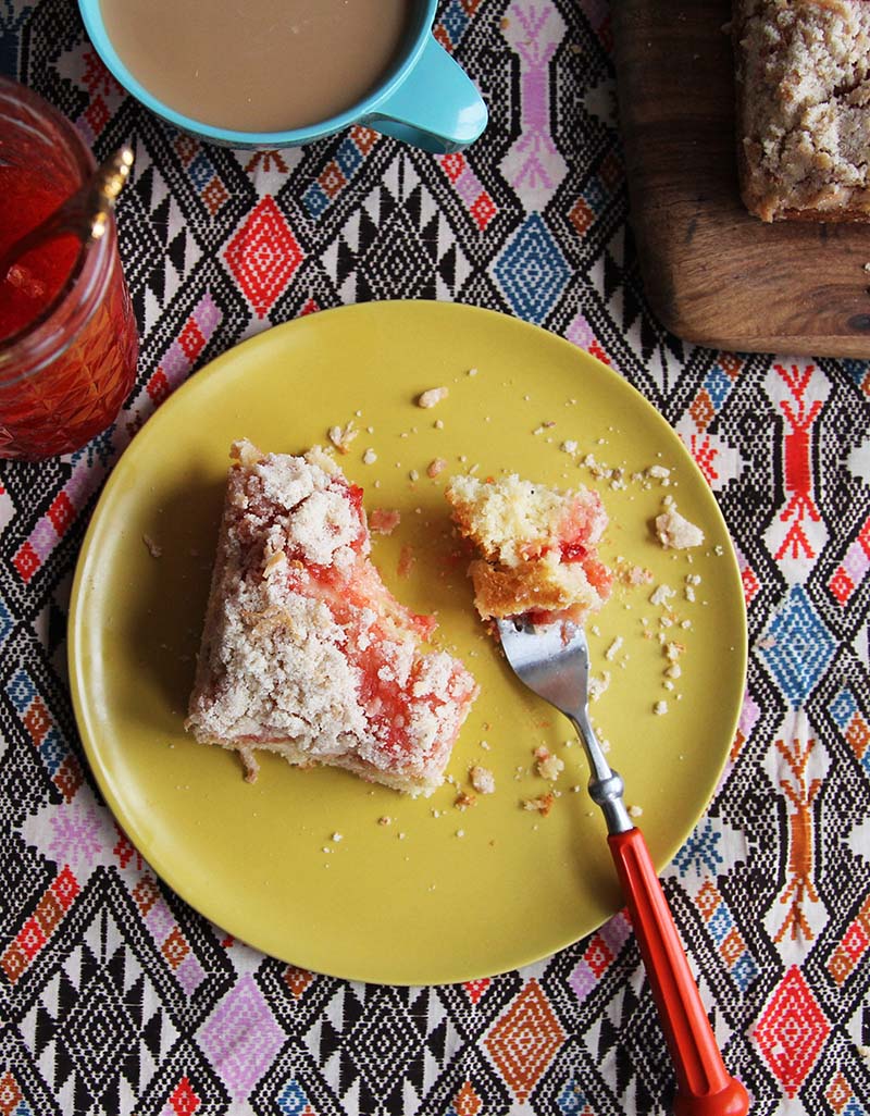 Strawberry Coffee Cake