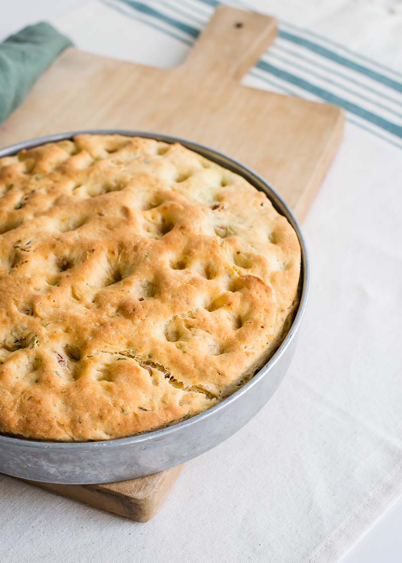 Gluten Free Sun-Dried Tomato Focaccia