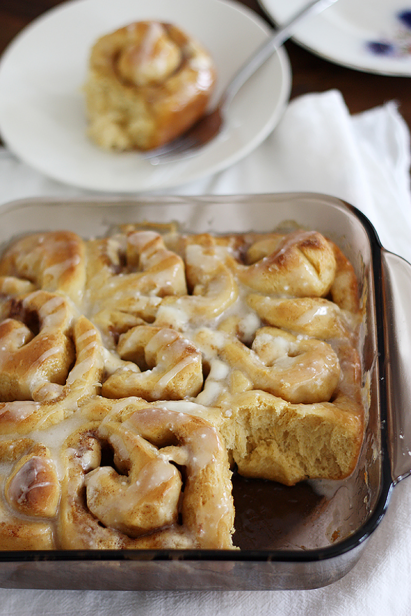 Sweet Potato Marshmallow Cinnamon Rolls