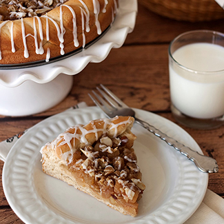 Apple Crisp Sweet Roll Coffee Cakes