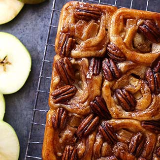 Apple Honey Pecan Sticky Buns