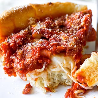 Chicago-Style Deep Dish Pizza