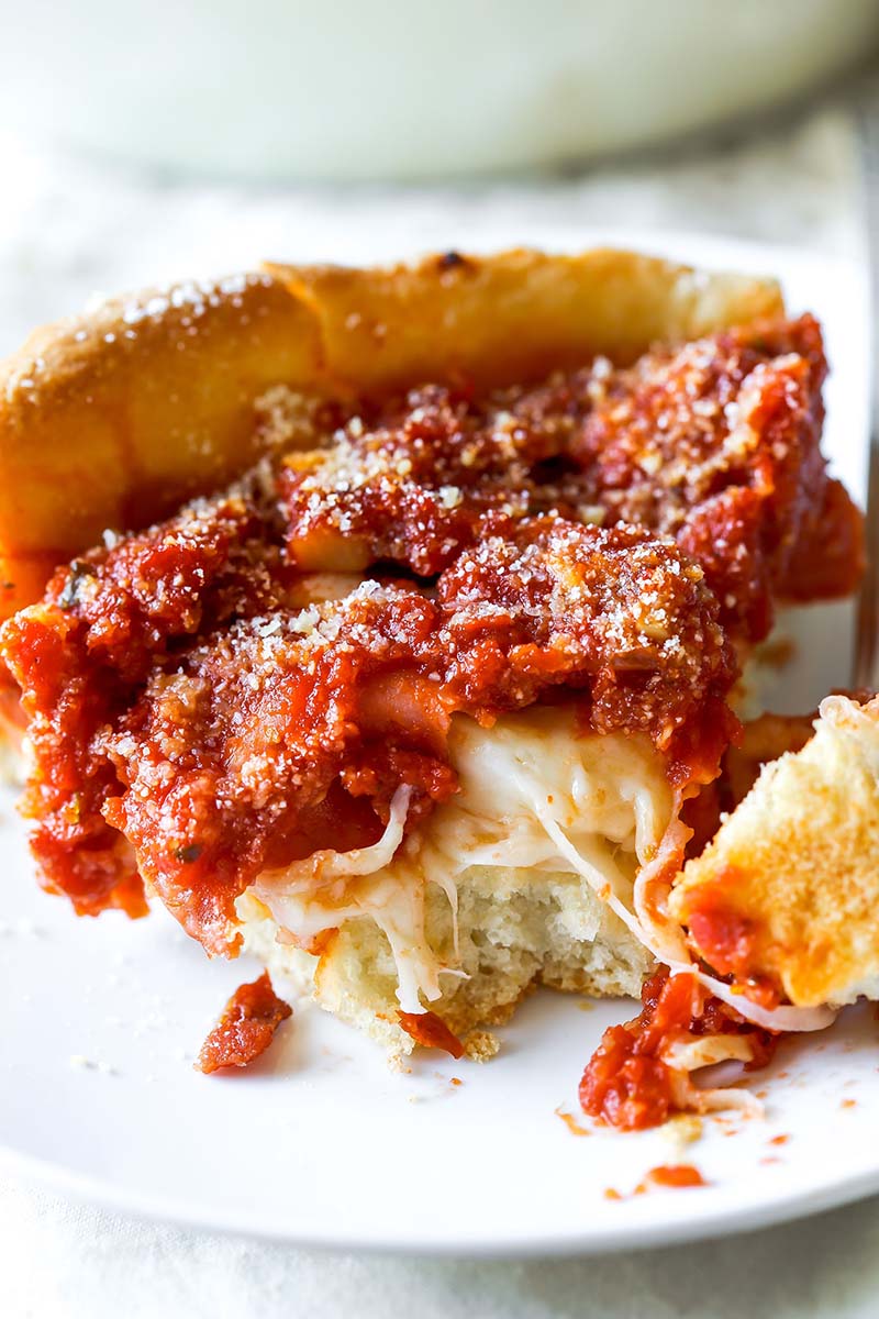 Chicago-Style Deep Dish Pizza