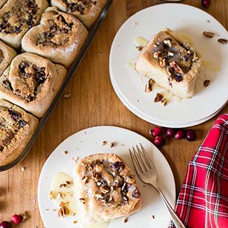 Gluten Free Pecan Cranberry Sweet Rolls - Red Star® Yeast