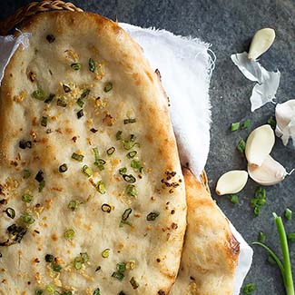 Homemade Garlic Naan