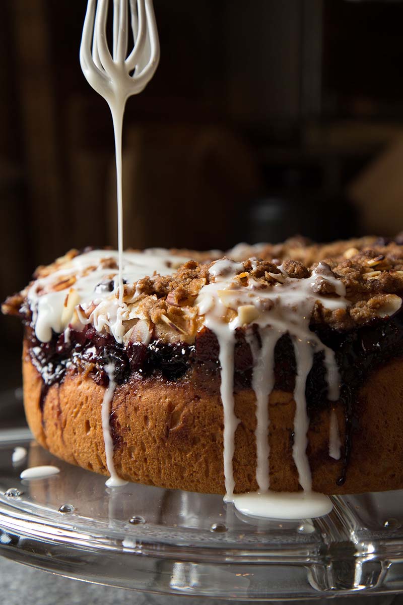 Cherry Almond Coffee Cake