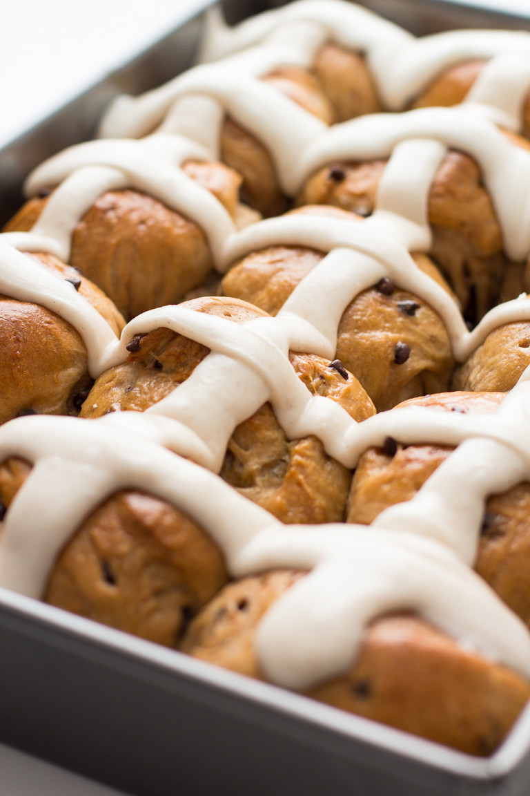 Chocolate Chip Hot Cross Buns Red Star® Yeast