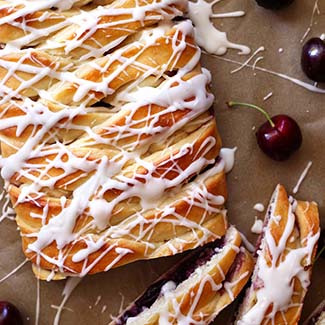 Cherry Almond Danish Braid - Red Star® Yeast