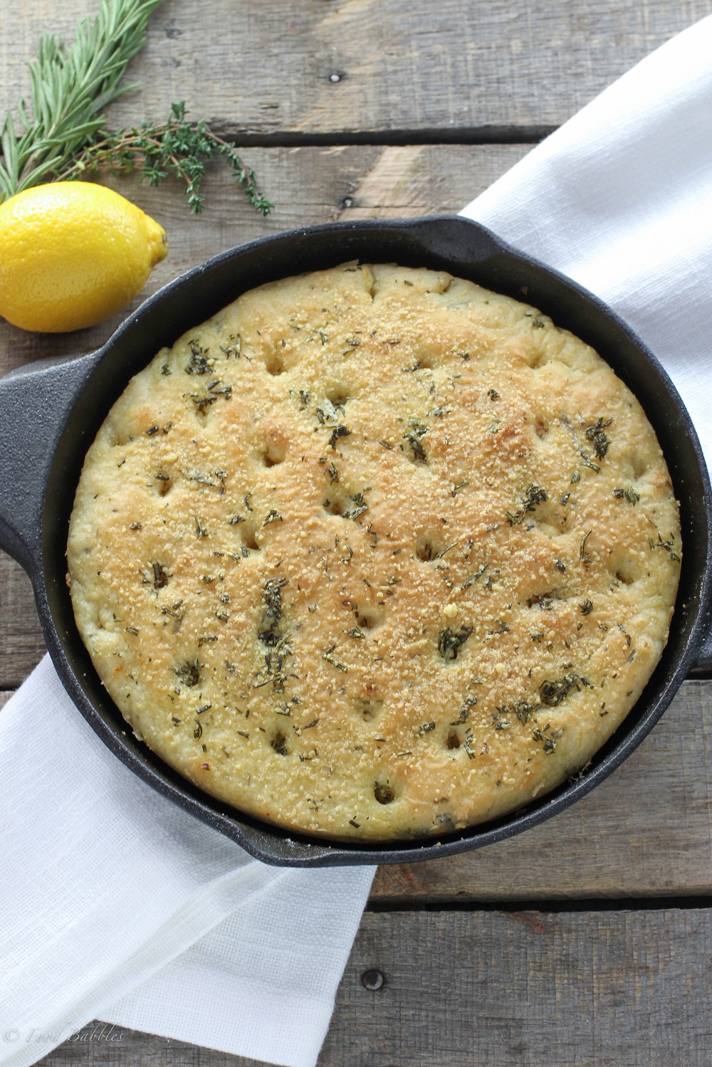 Lemon Herb Focaccia