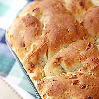 No Knead Herb and Onion Bread - Red Star® Yeast