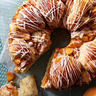 Peach Pull-Apart Bread - Red Star® Yeast