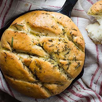Rosemary and Sea Salt Focaccia | Red Star® Yeast