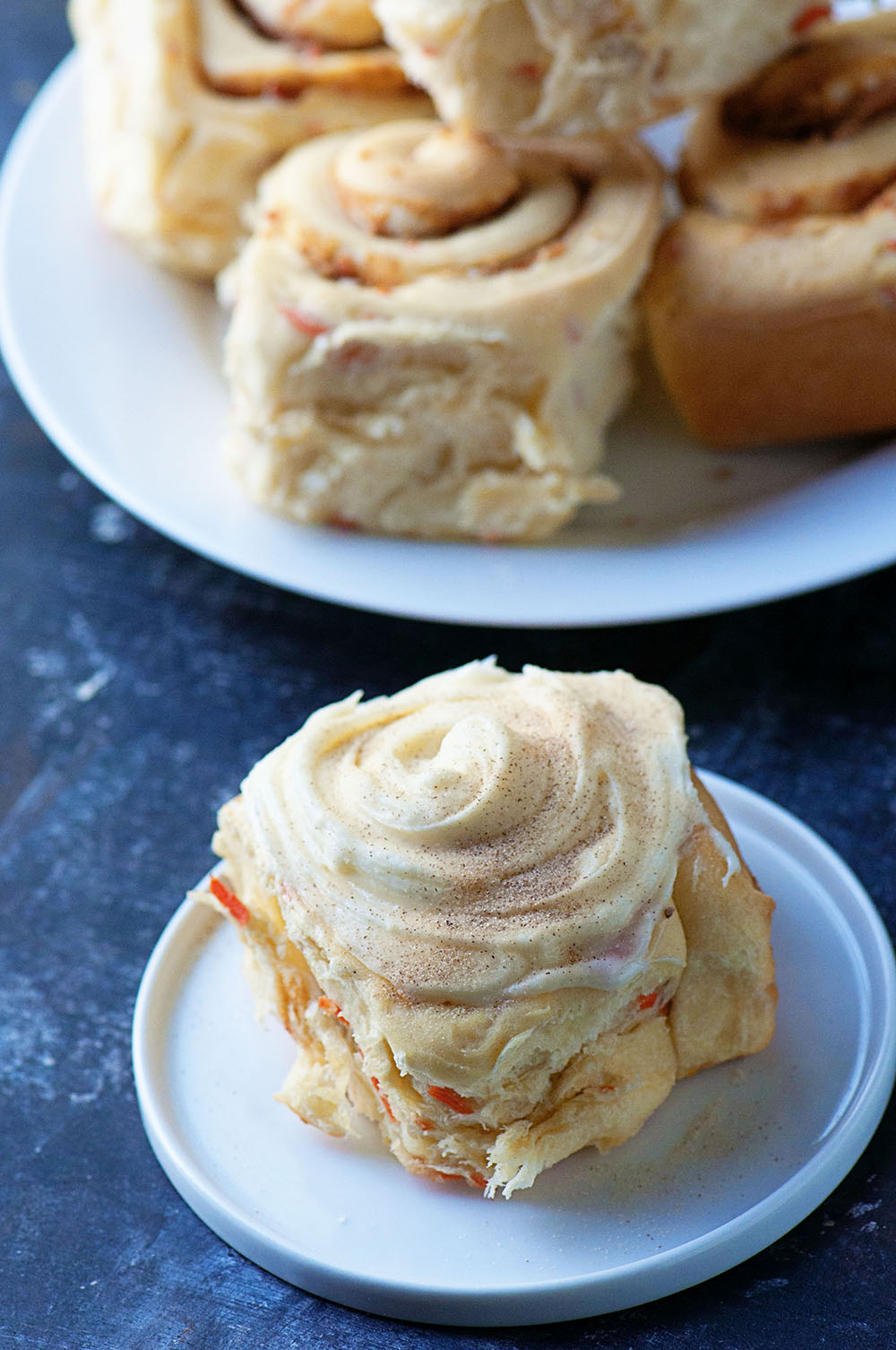 Carrot Cake Cinnamon Rolls