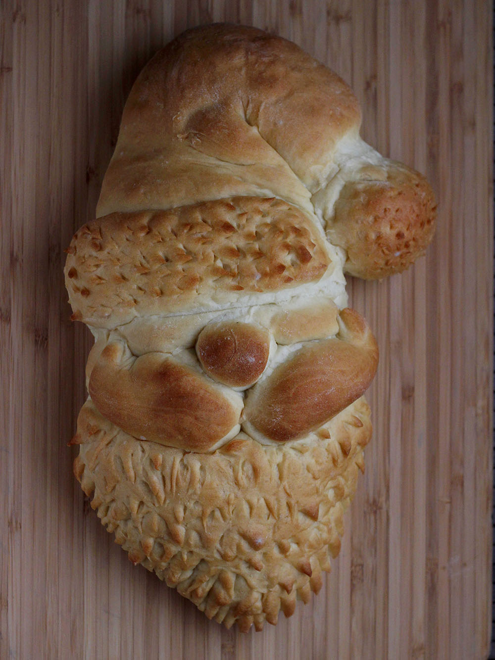 Santa Head Bread