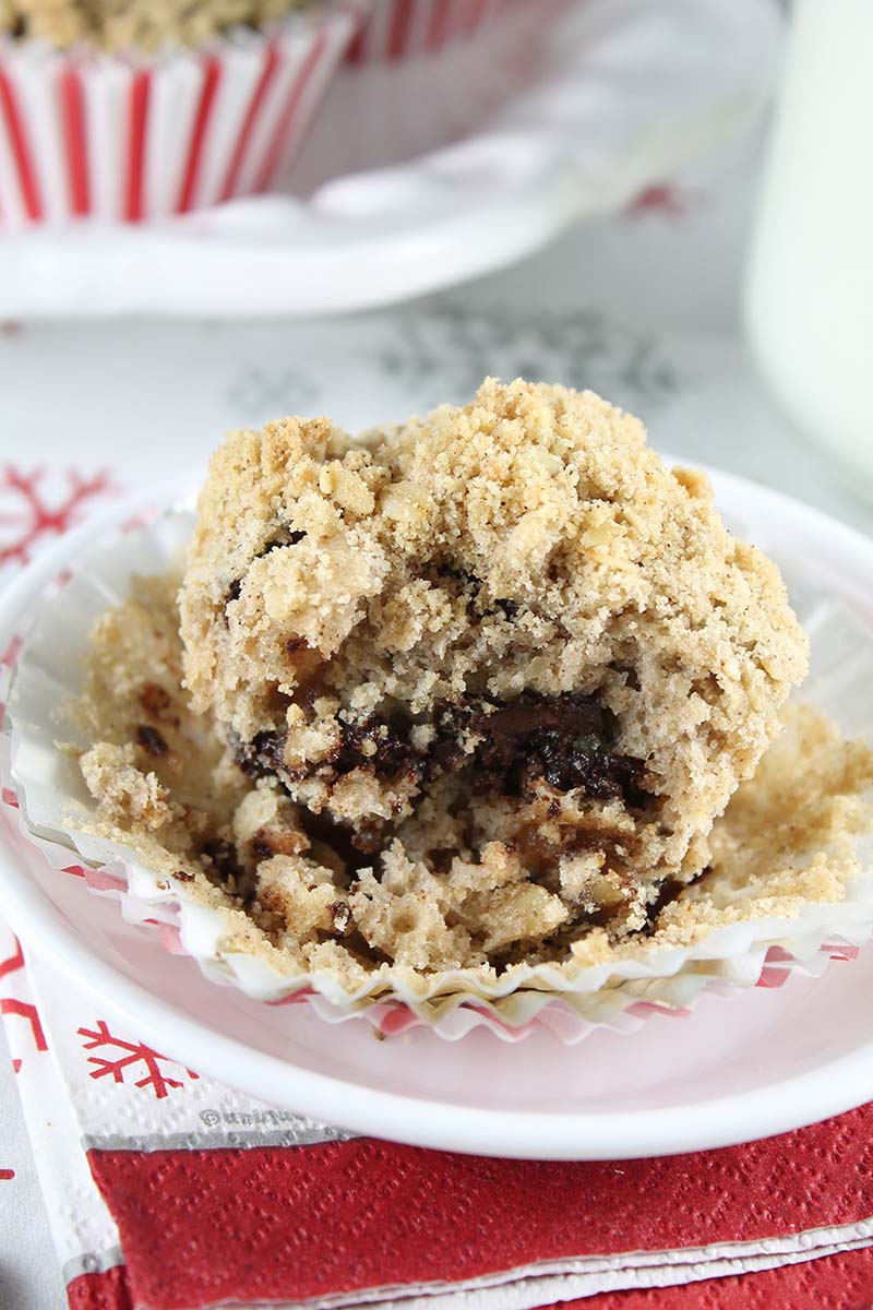 Chocolate Chunk Coffee Cake Muffins