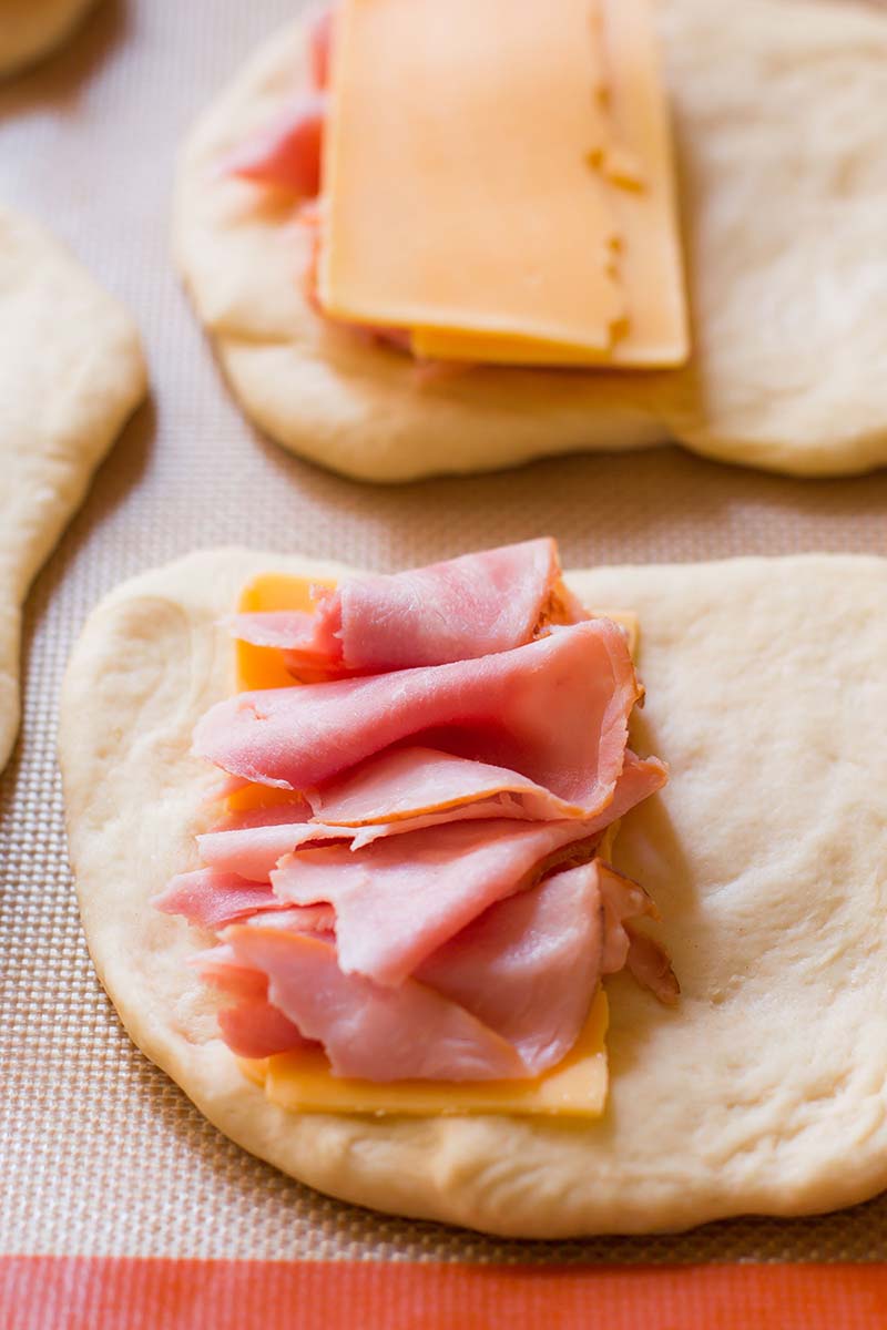 Homemade Ham & Cheese Hot Pockets 