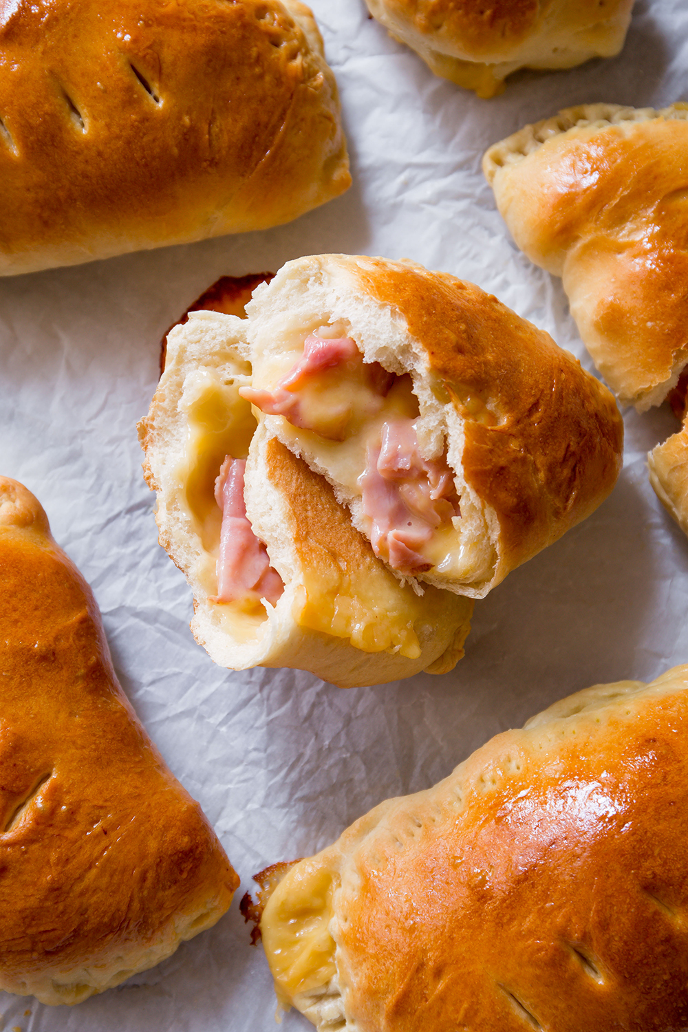 Homemade Ham and Cheese Hot Pockets