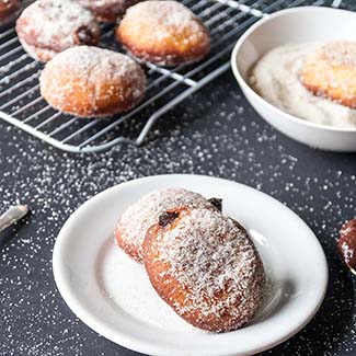 Vegan Hazelnut Chocolate Filled Doughnuts - Red Star® Yeast
