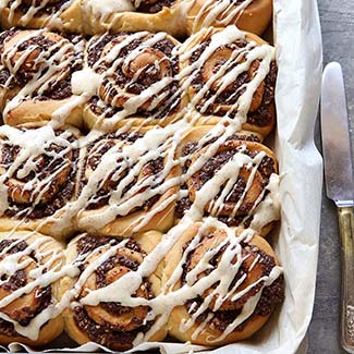 Chocolate Hazelnut Sweet Rolls - Red Star® Yeast