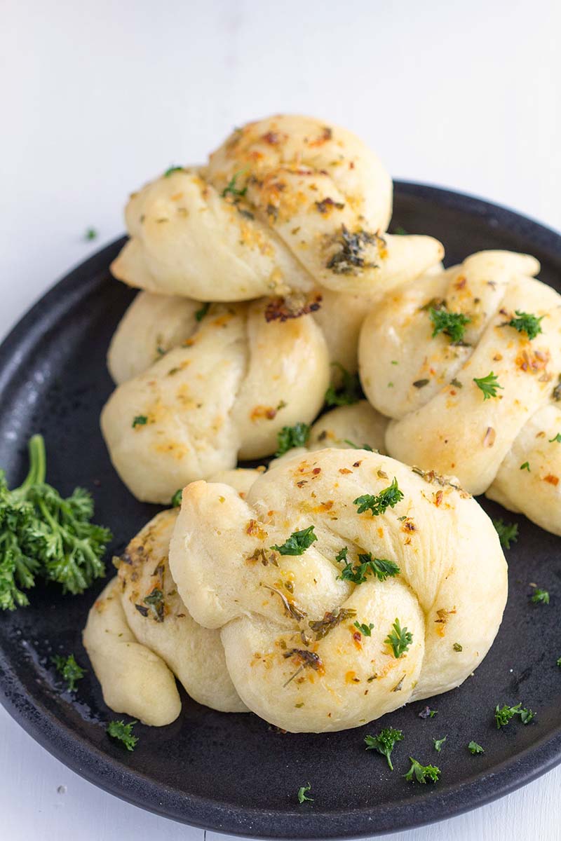 Garlic Parmesan Knots