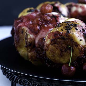 Chocolate Cherry Pull-Apart Bread