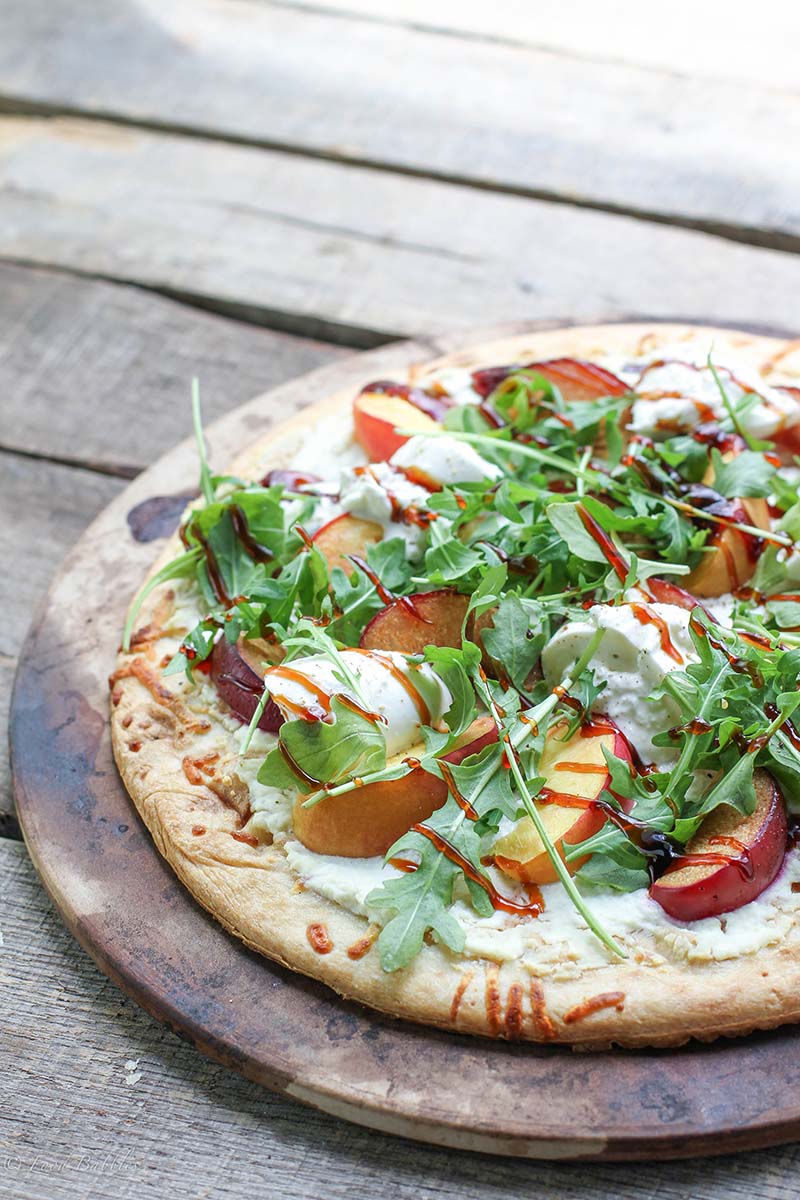 Pickled Stone Fruit Pizza